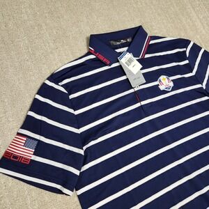 Ralph Lauren RLX Polo Shirt Men Small Ryder Cup Team Issued Player 2018 Tour NEW